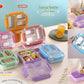 Stainless Steel 3-Compartment spill & leak proof 710 ml Lunch Boxes