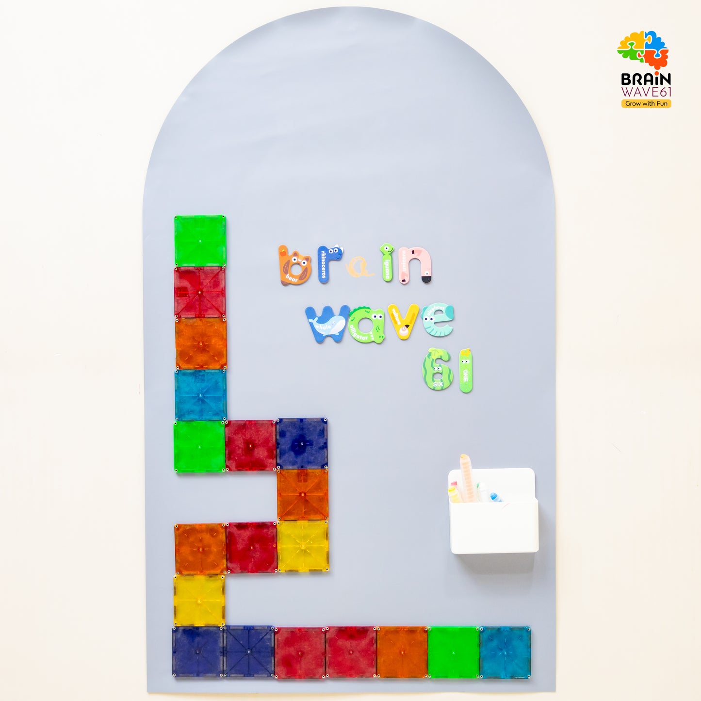 Magic Playwall - Arch Magnetic Wall Decal for Kids