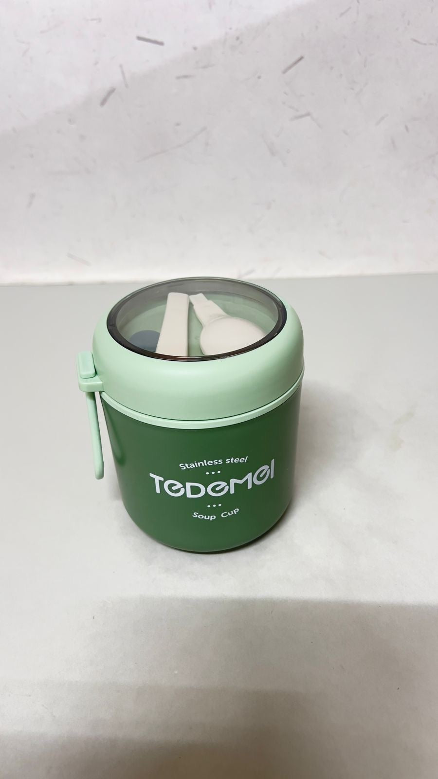 Tedemei 550ml single layer insulated soup cup