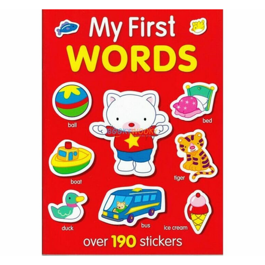 "My First Words Sticker Book" with 190 stickers!