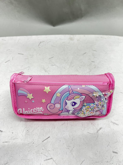 Unicorn pencil pouch 2 zipper