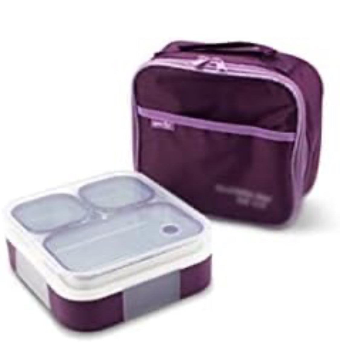 Yoo yee  3 Compartments Stainless Steel  bento Lunch Box，with Insulated Lunch Bag，Portion Control Lunch Container, On-the-Go Meal Fruit SnackPacking