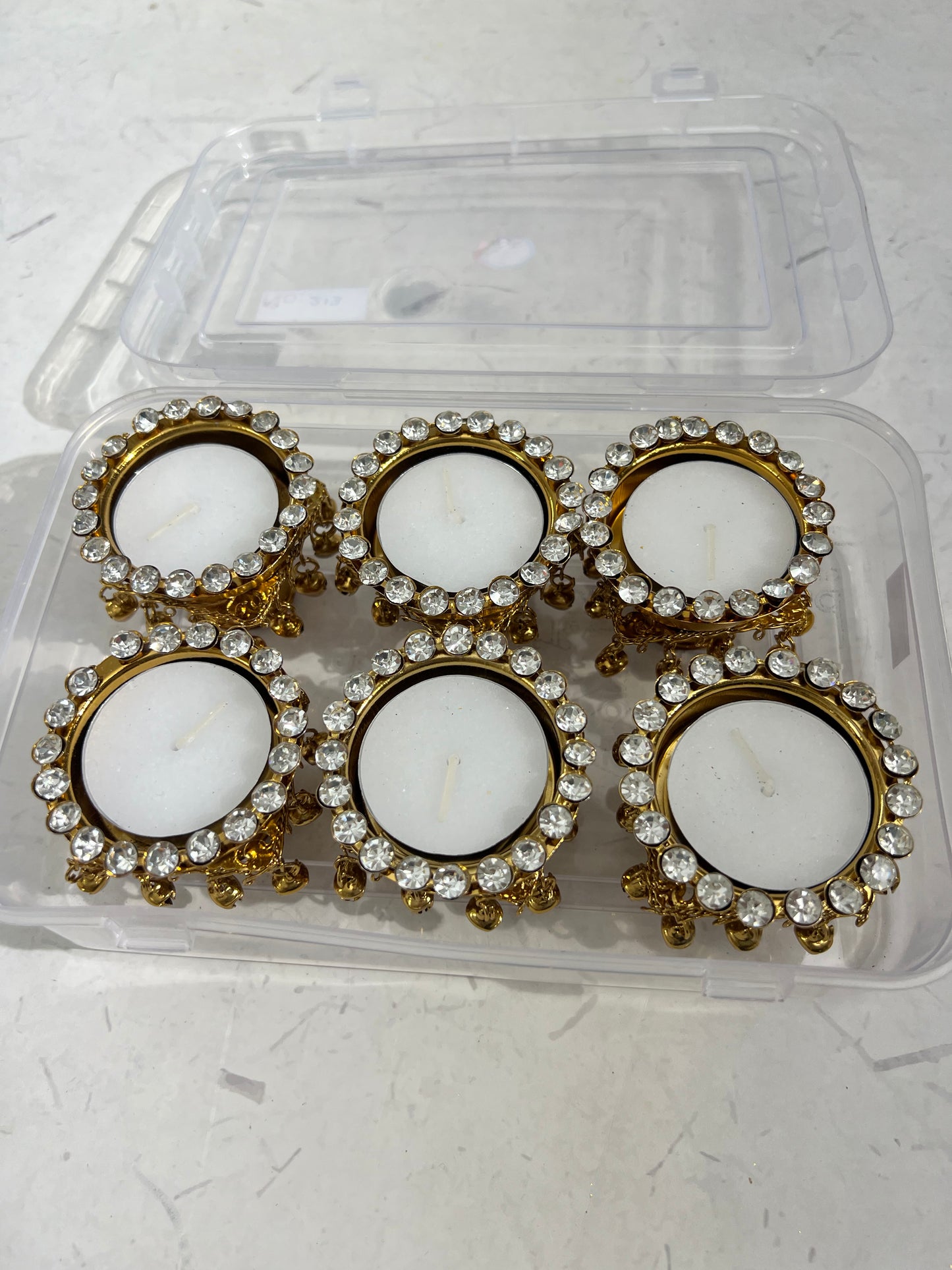 Metal diamond diy’s 6pcs set( 6 candles free)sno -213