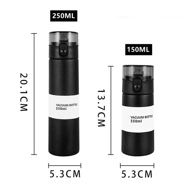 150ml & 250ml Mini Portable Double Wall Stainless Steel 304 Vacuum Flask Insulate