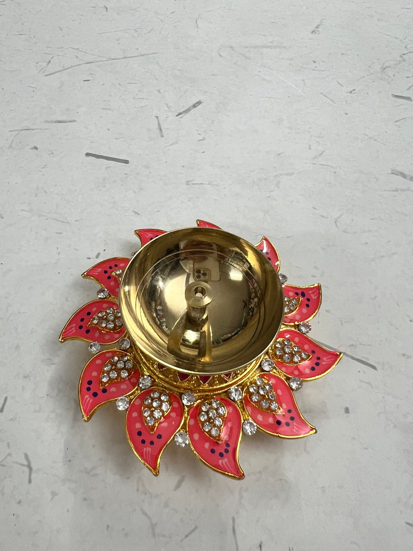 Metal meenakari brass Diya single pcs .s no -B15