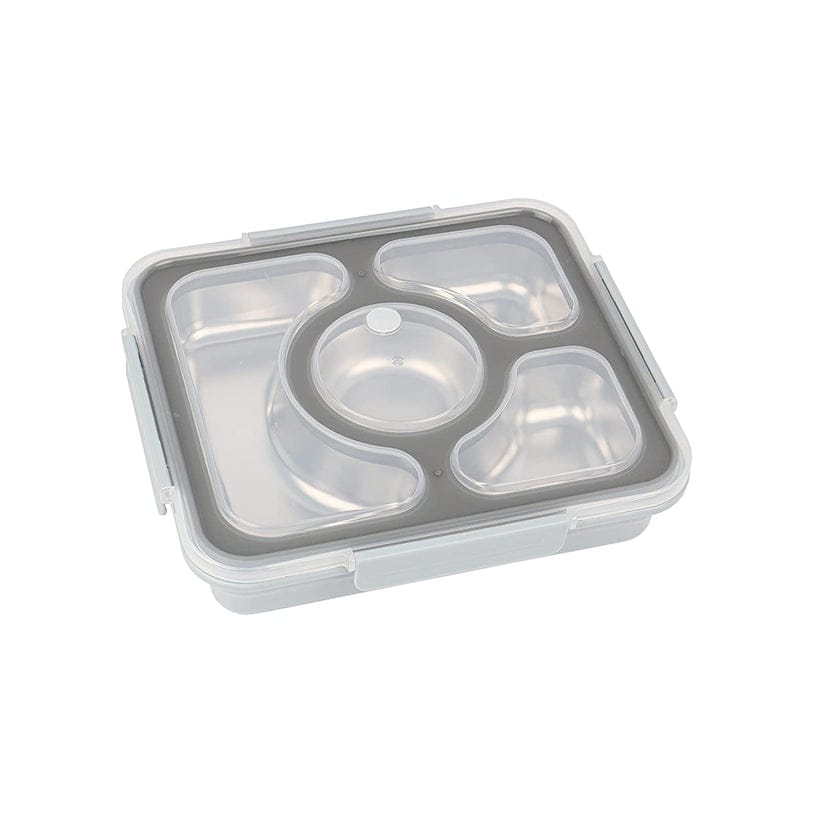 4-grid Stainless Steel Airtight Leakproof Lunch Box