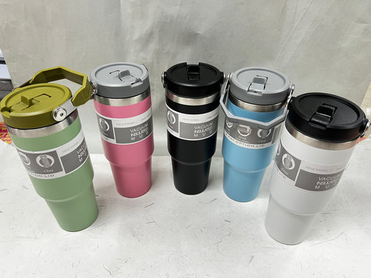 900ml Stainless Steel Insulated Tumbler with Handle