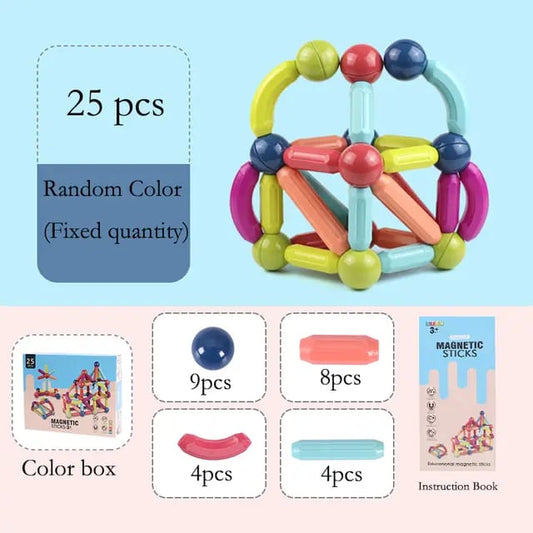 25 Pieces Magnetic Sticks