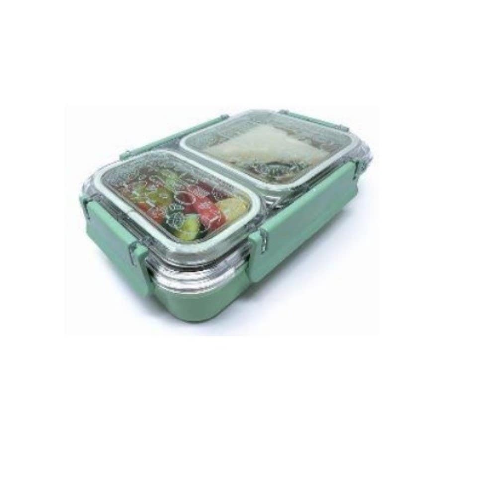 JAYPEE Stainless Steel Insulated Double Cavity Lunch Box 600 Ml, Suitable For School, Offices And Picnics, Microwave Safe