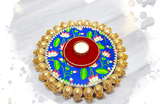 Diya thali 10inch