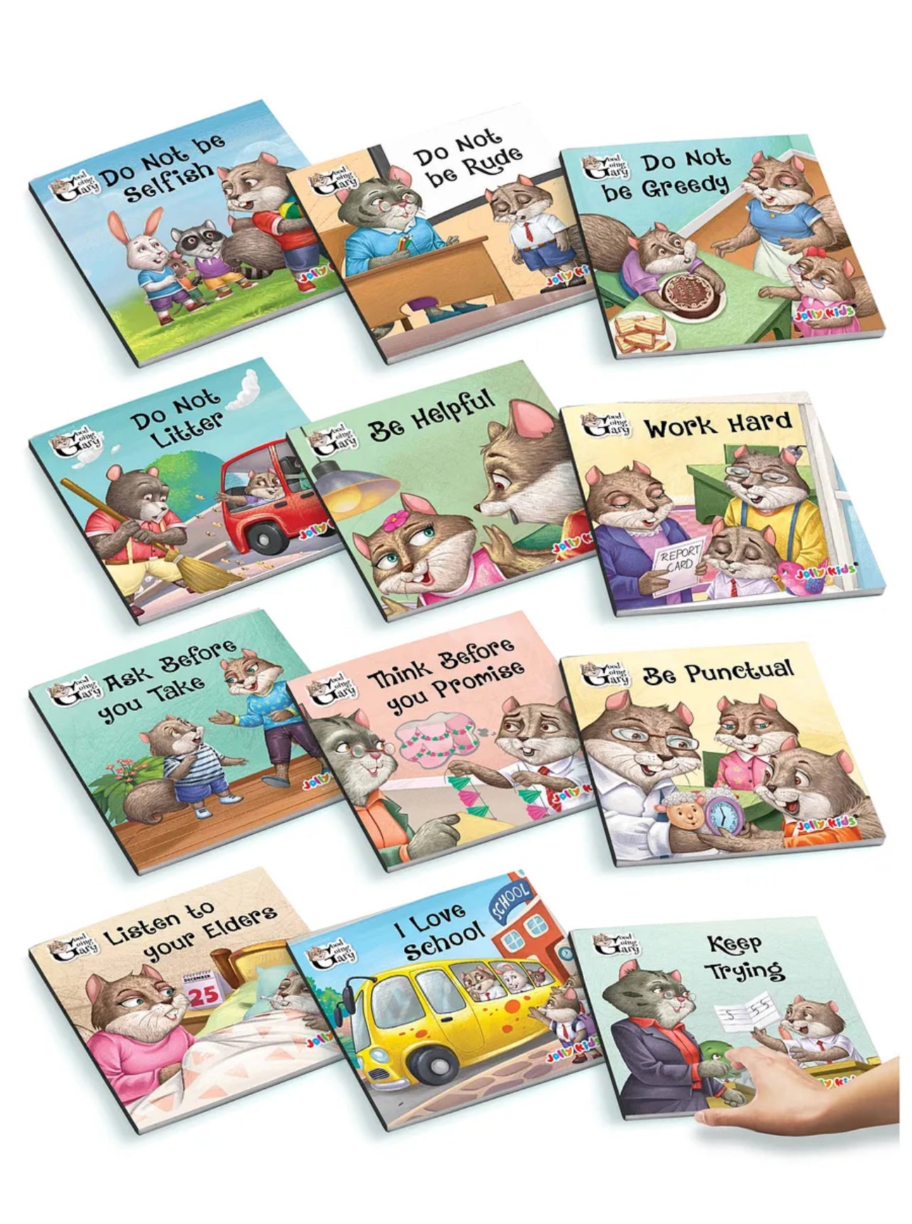 Good Going Gary Character Building English Stories for Kids| Combo Books Set of 12| Ages 3-8 Years