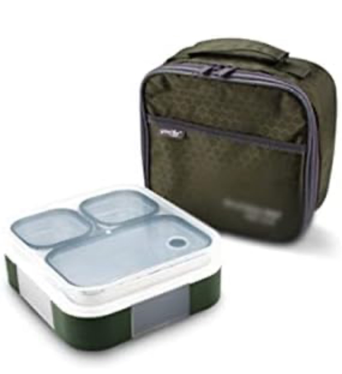 Steel lunch box with bag deals