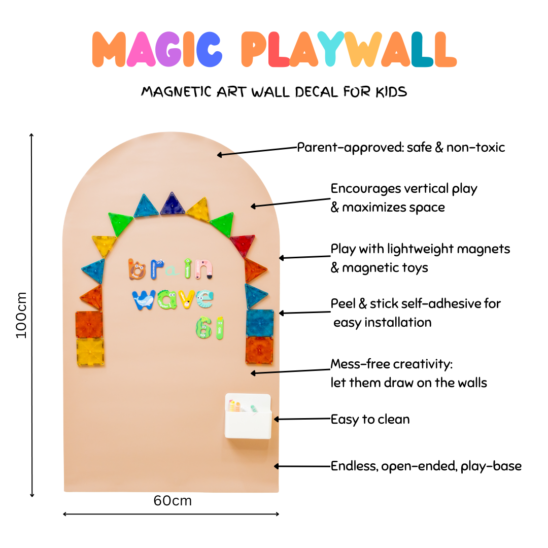 Magic Playwall - Arch Magnetic Wall Decal for Kids