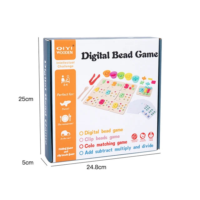 Digital bead game intellectual challenge