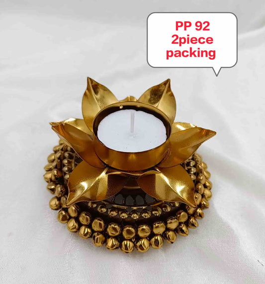 2 pcs lotus tealight candles (2 candles free)p-92