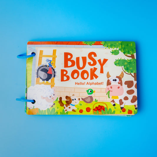 Montessori Busy Book for Children to Develop Learning Skills, and Preschool Educational Toy for Boys and Girls