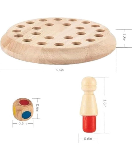 Wooden Memory Match Stick Chess Game Set, Funny Block Board Game Parent-Child Interaction Toy