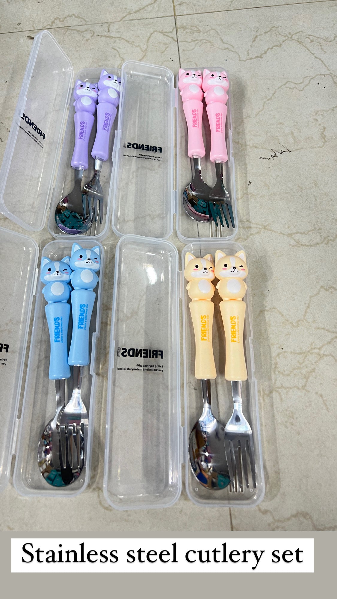 Stainless steel Kids cutlery set fork & spoon