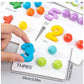 NUMBER COGNITIVE OPERATION BEAD MATCHING GAME