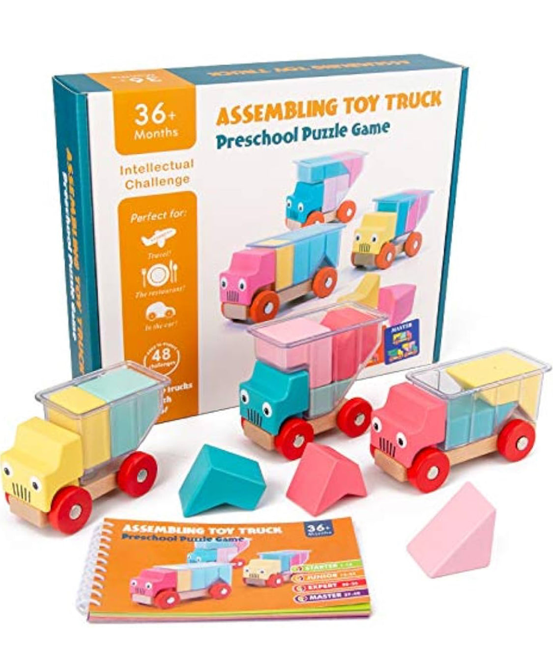 Assembling Toy Truck Preschool Puzzle Building Block Educational Logical Thinking Training Game