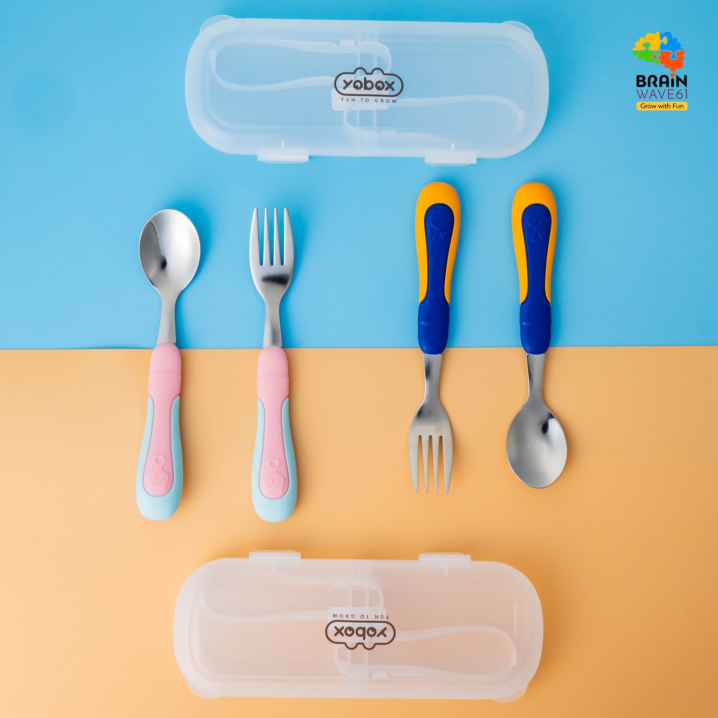 spoon & fork set with box