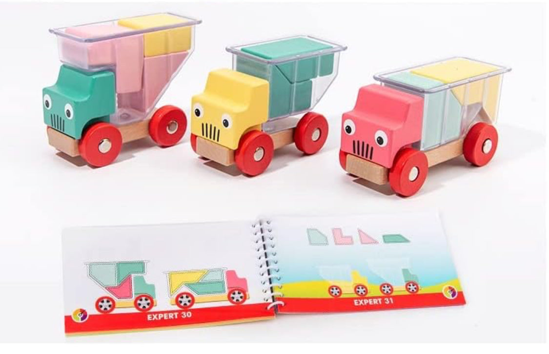 Assembling Toy Truck Preschool Puzzle Building Block Educational Logical Thinking Training Game