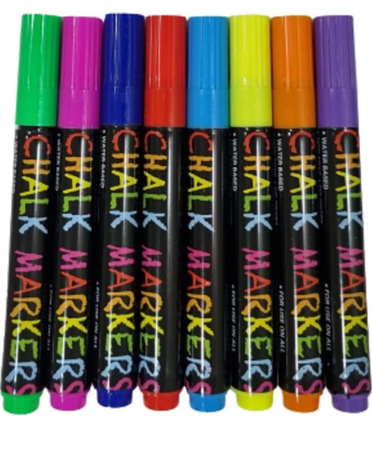 Box Bold Chalk Markers – Wet Erasable Marker Pens