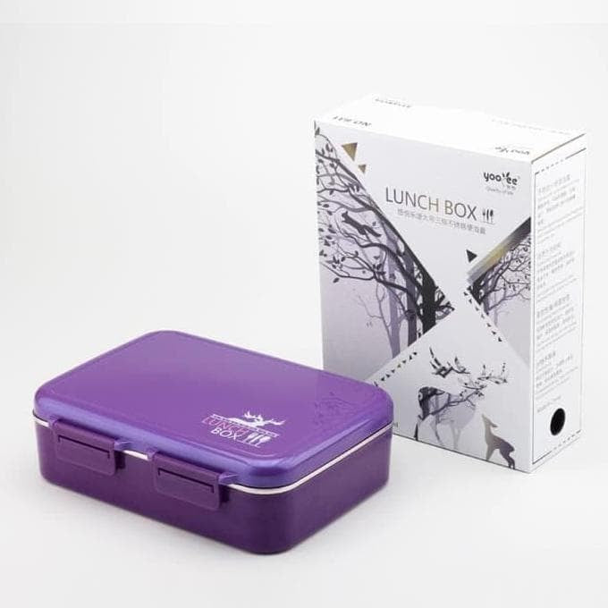 Yoo Yee 304 stainless steel leak proof bento lunch box