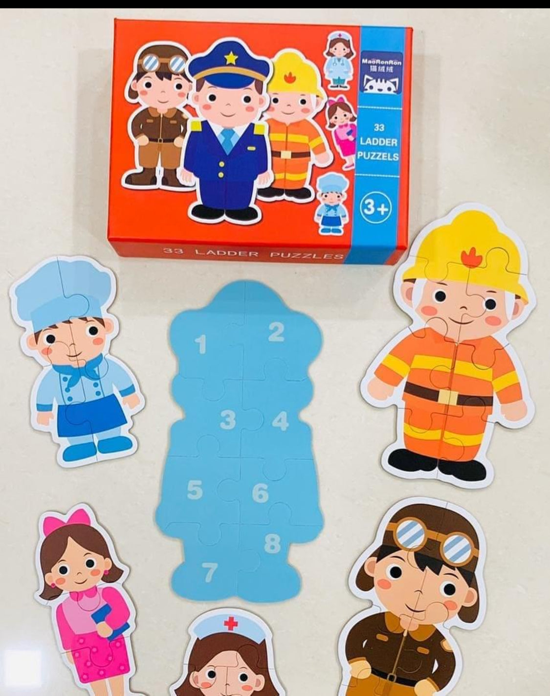 33 Ladder Puzzle community helpers(3,4,5,6,7,8)