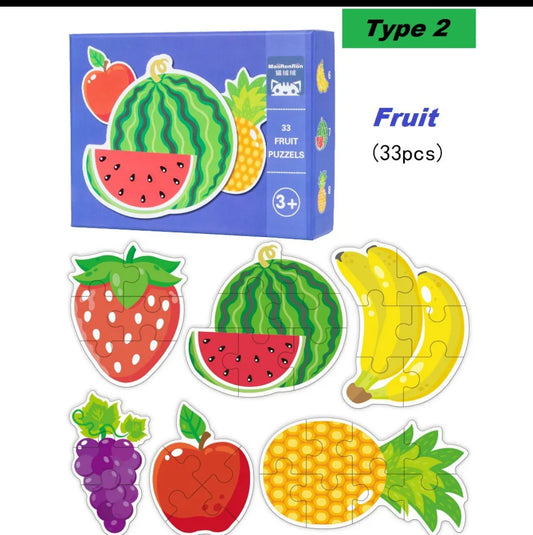 33 Ladder Puzzle fruits (3,4,5,6,7,8)