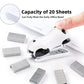 Mini Stapler, 20 Sheet Capacity Built-in Staple Remover Stapler with 1000 Standard Staples Cute Staplers Panda