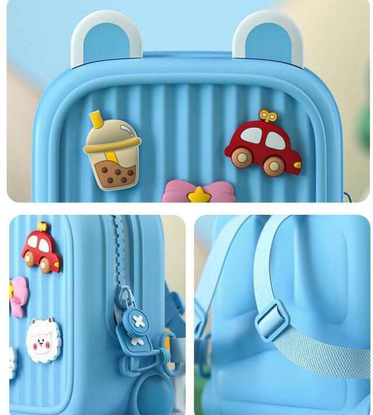 Toddler Mini Cute Backpack DIY Cute Cartoon Animal Preschool Kids Waterproof Shoulder Bag Student Backpack Bookbag School Lunch Backpack for Boys Girls