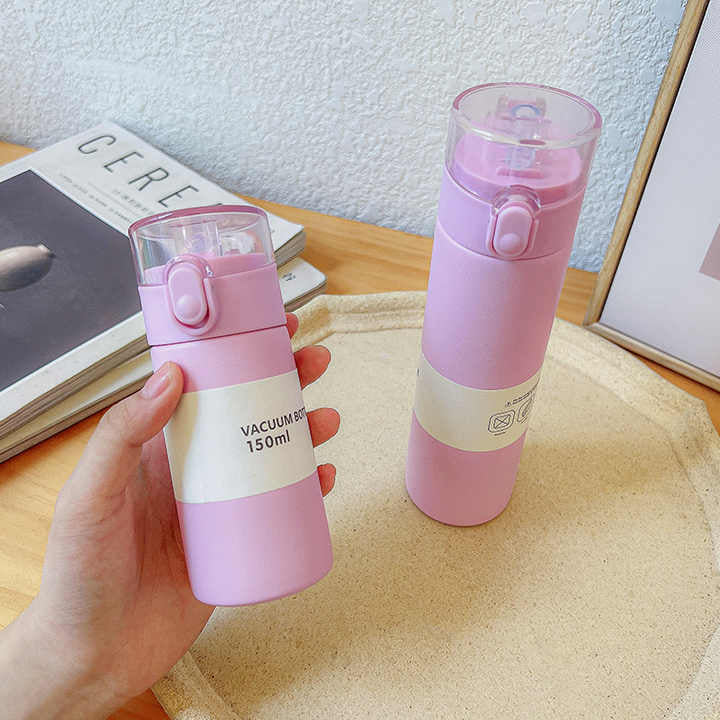 150ml & 250ml Mini Portable Double Wall Stainless Steel 304 Vacuum Flask Insulate