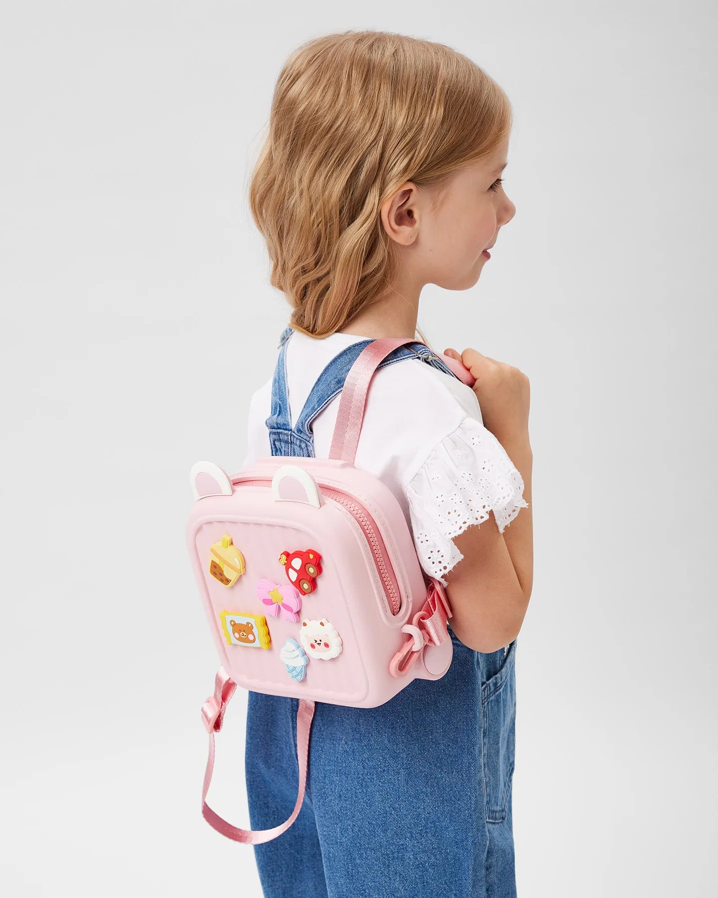 Toddler Mini Cute Backpack DIY Cute Cartoon Animal Preschool Kids Waterproof Shoulder Bag Student Backpack Bookbag School Lunch Backpack for Boys Girls