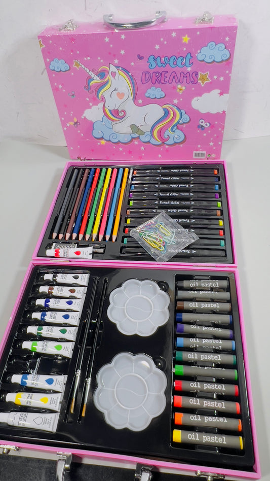 49 pieces art trunk  ( unicorn & space )