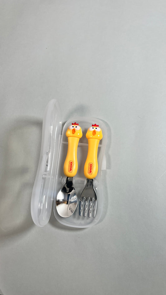 Stainless Steel Spoon and Fork Set