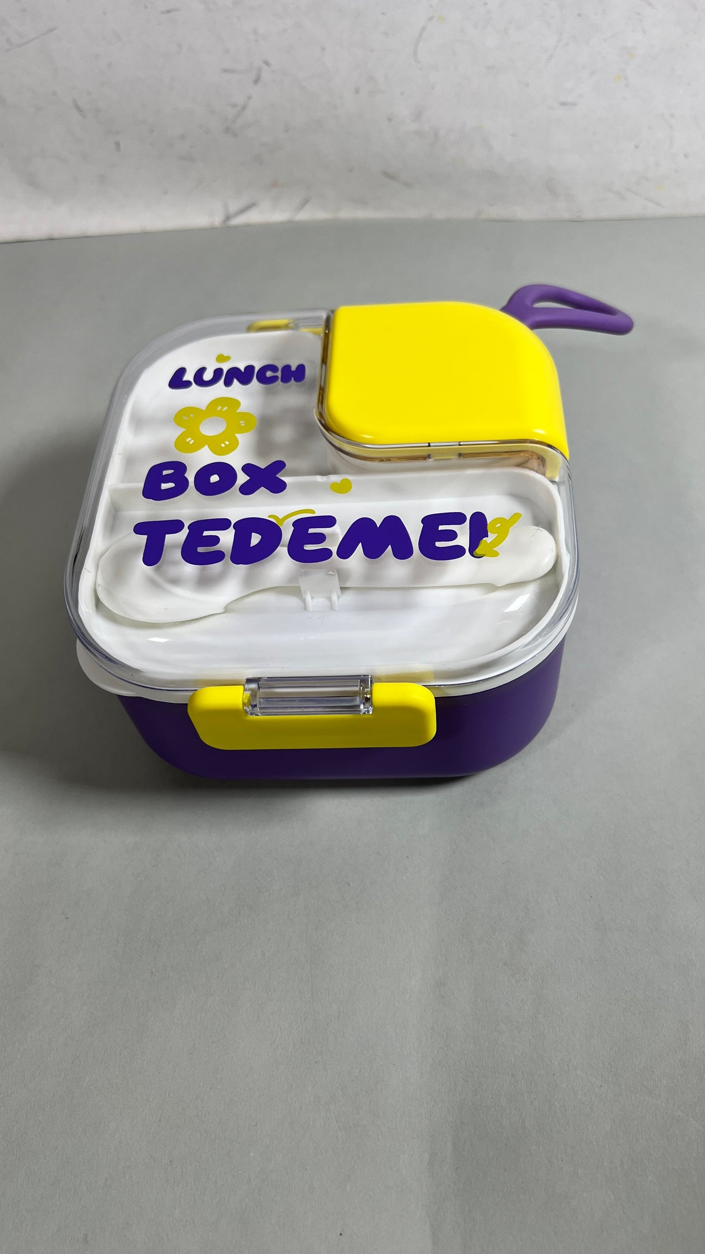 Tedemei 600 ml & 45 ml  stainless steel 304 lunch box