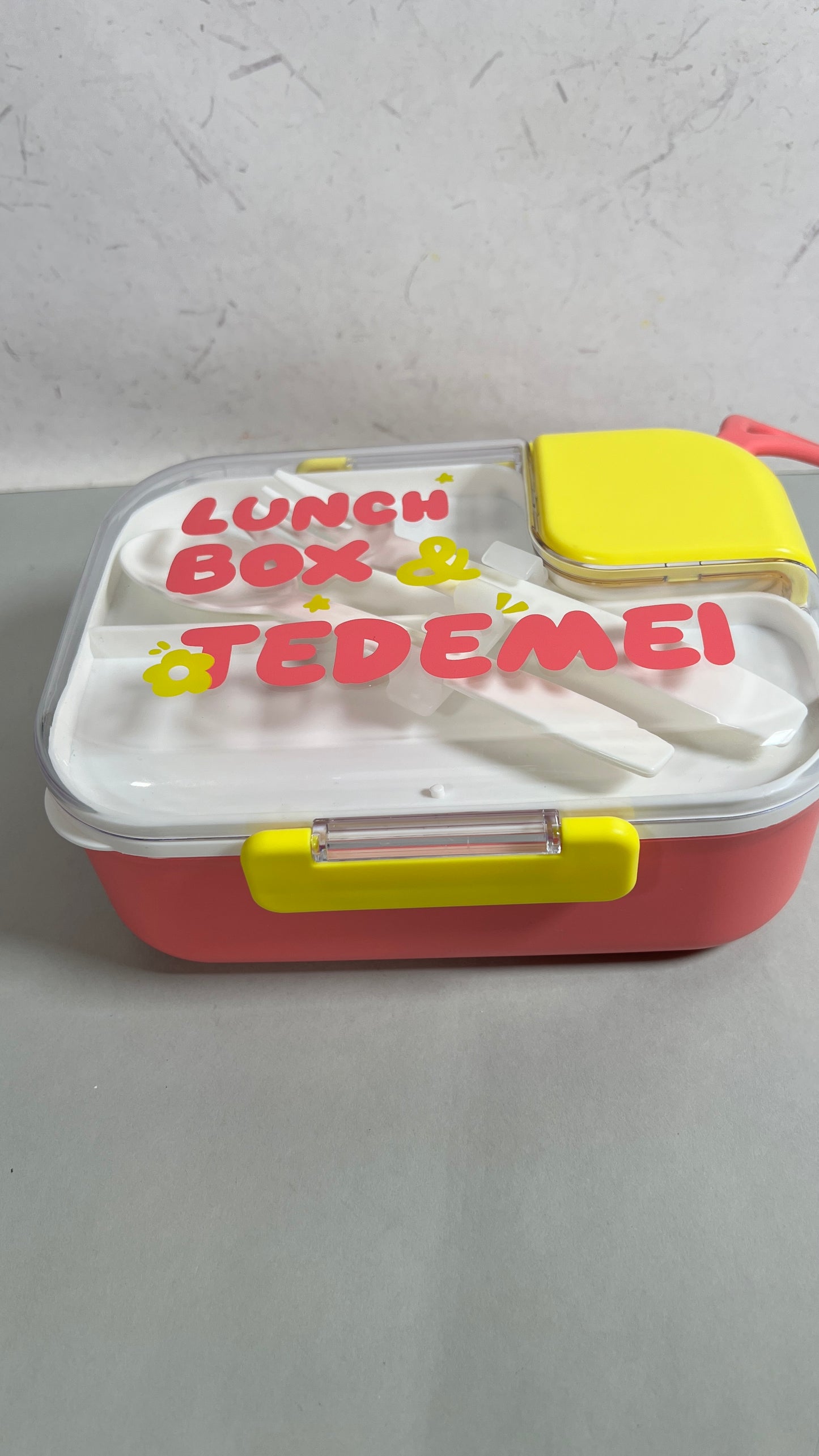 2 grid stainless steel Tedemei 750 ml  & 45 ml  lunch box