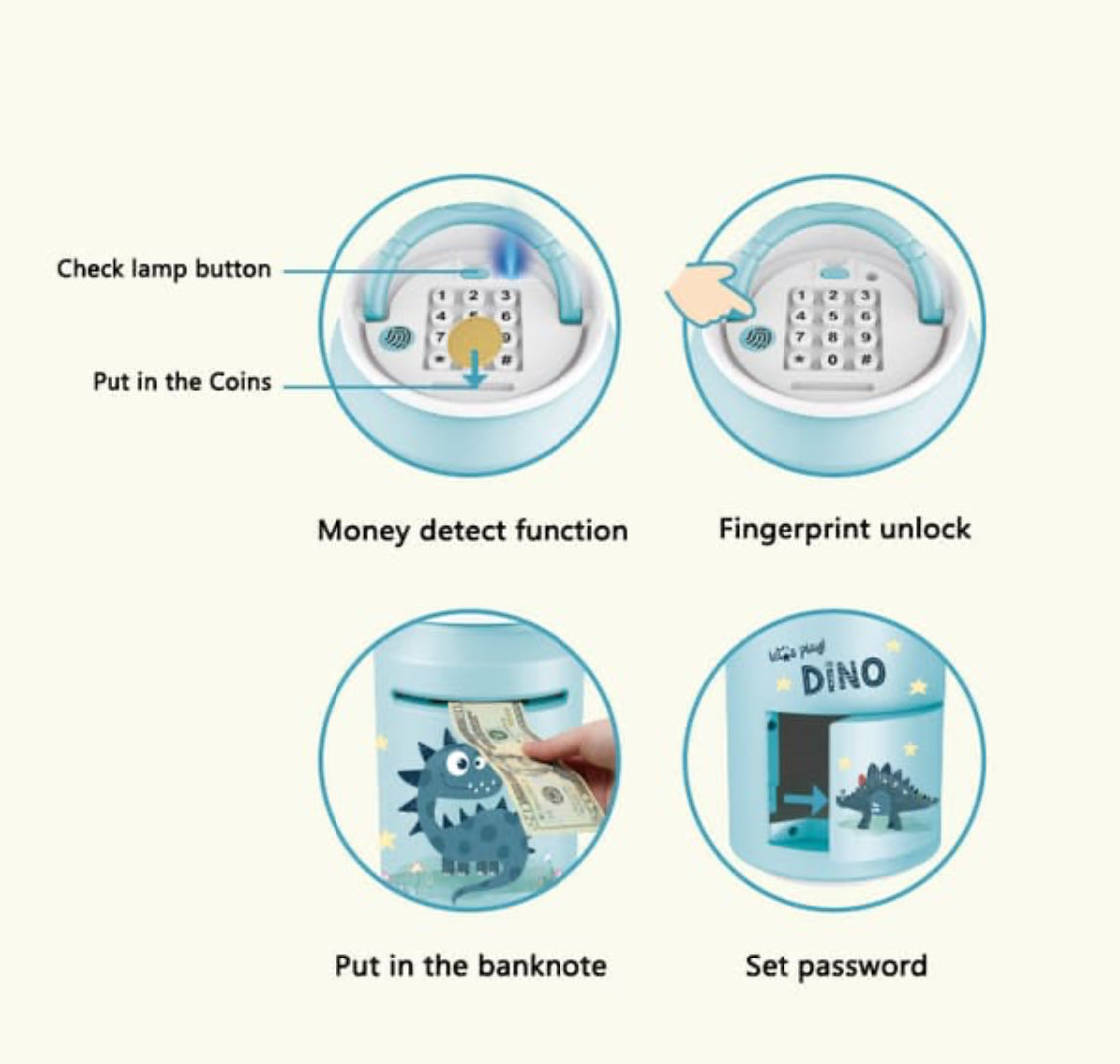 Intelligent Fingerprint ATM With Music & Lights