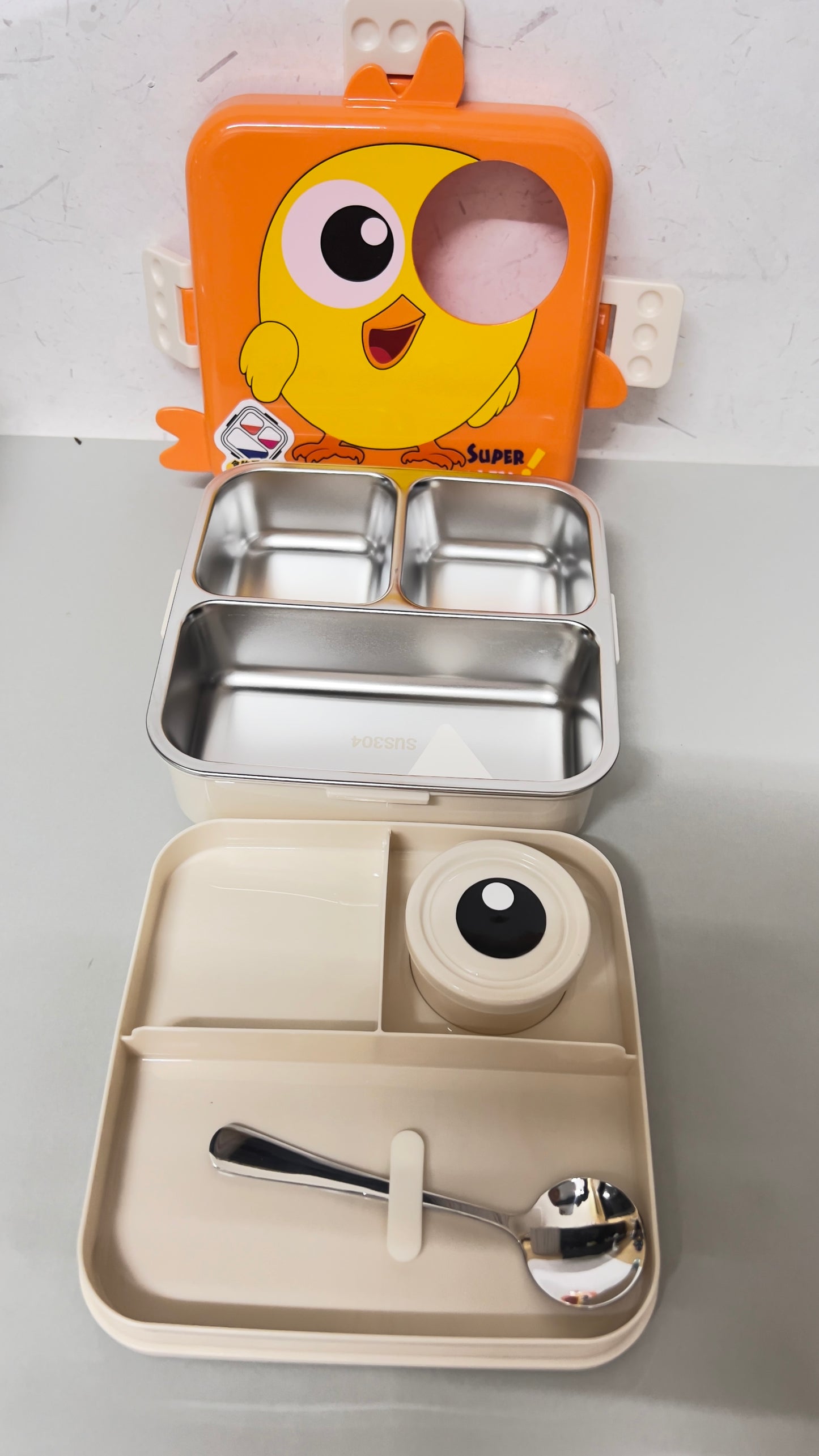 Kids Carnival  Stainless Steel   Leak proof Bento Box