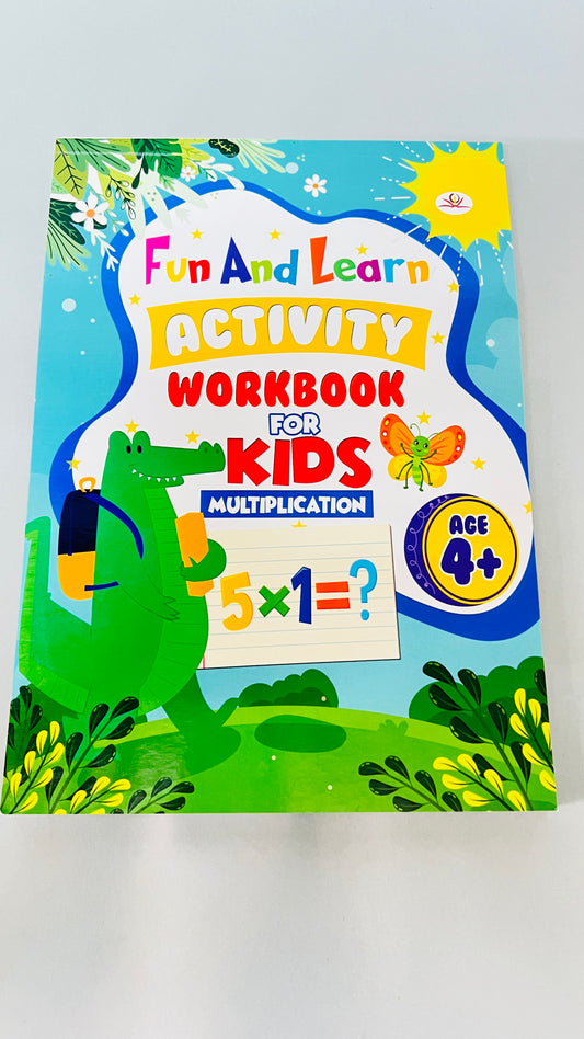 Fun And Learn Activity WORKBOOK For Kids Multiplication