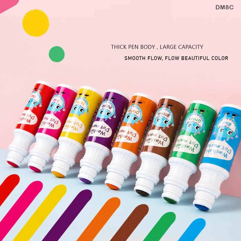 Dot Markers for Toddlers Kids, 8 Colors