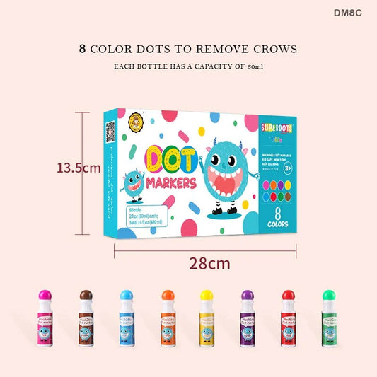 Dot Markers for Toddlers Kids, 8 Colors