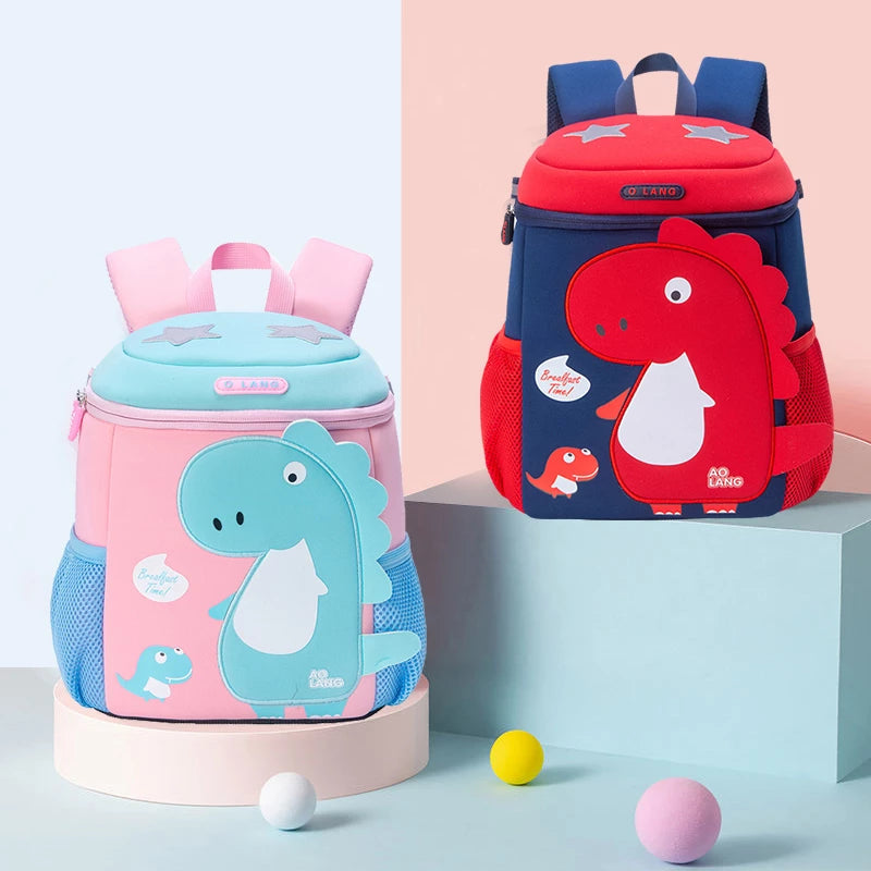 3D Dino Print Bagpack for kids