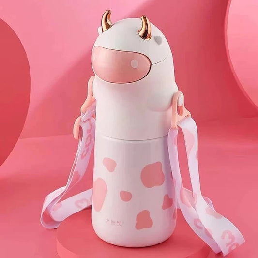 Premium Quality Cow Shape Water Bottle For Kids - 560ml