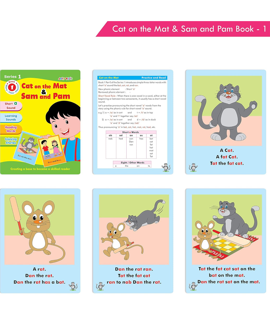 Jolly Kids Story Time Phonics Book Series 1 (Set of 10)