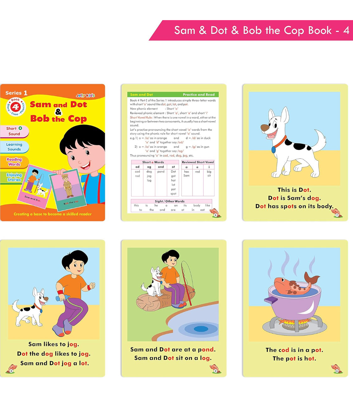 Jolly Kids Story Time Phonics Book Series 1 (Set of 10)