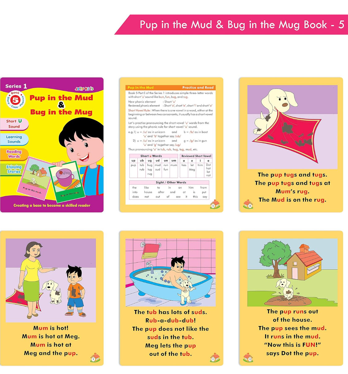 Jolly Kids Story Time Phonics Book Series 1 (Set of 10)