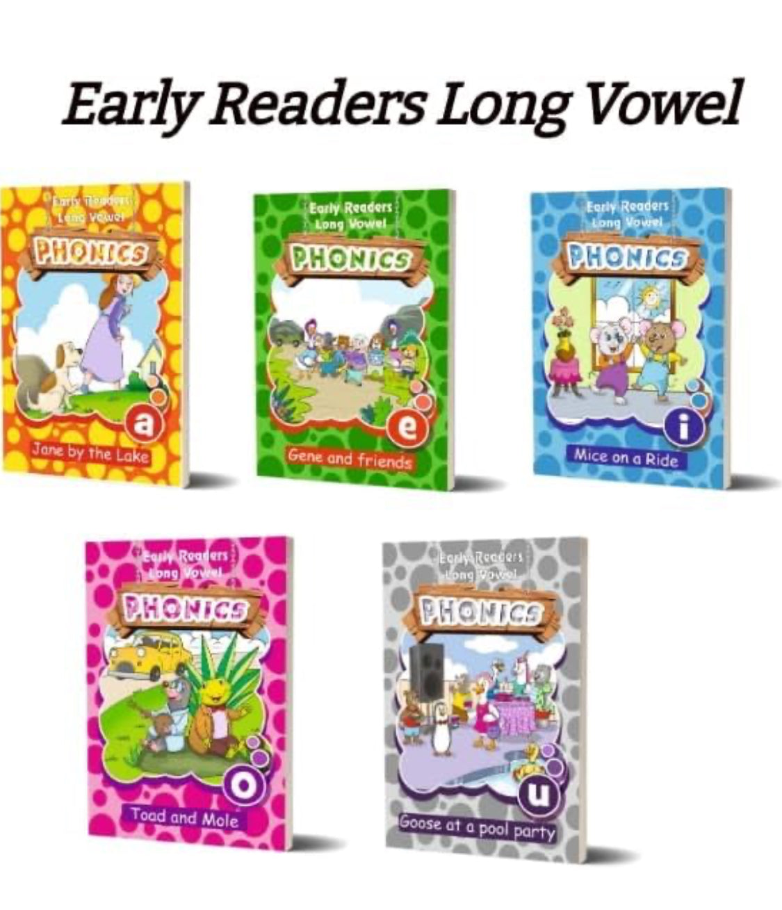 Early Readers Phonics Book For 3-5 Year Old Kids - Set of 10 Books