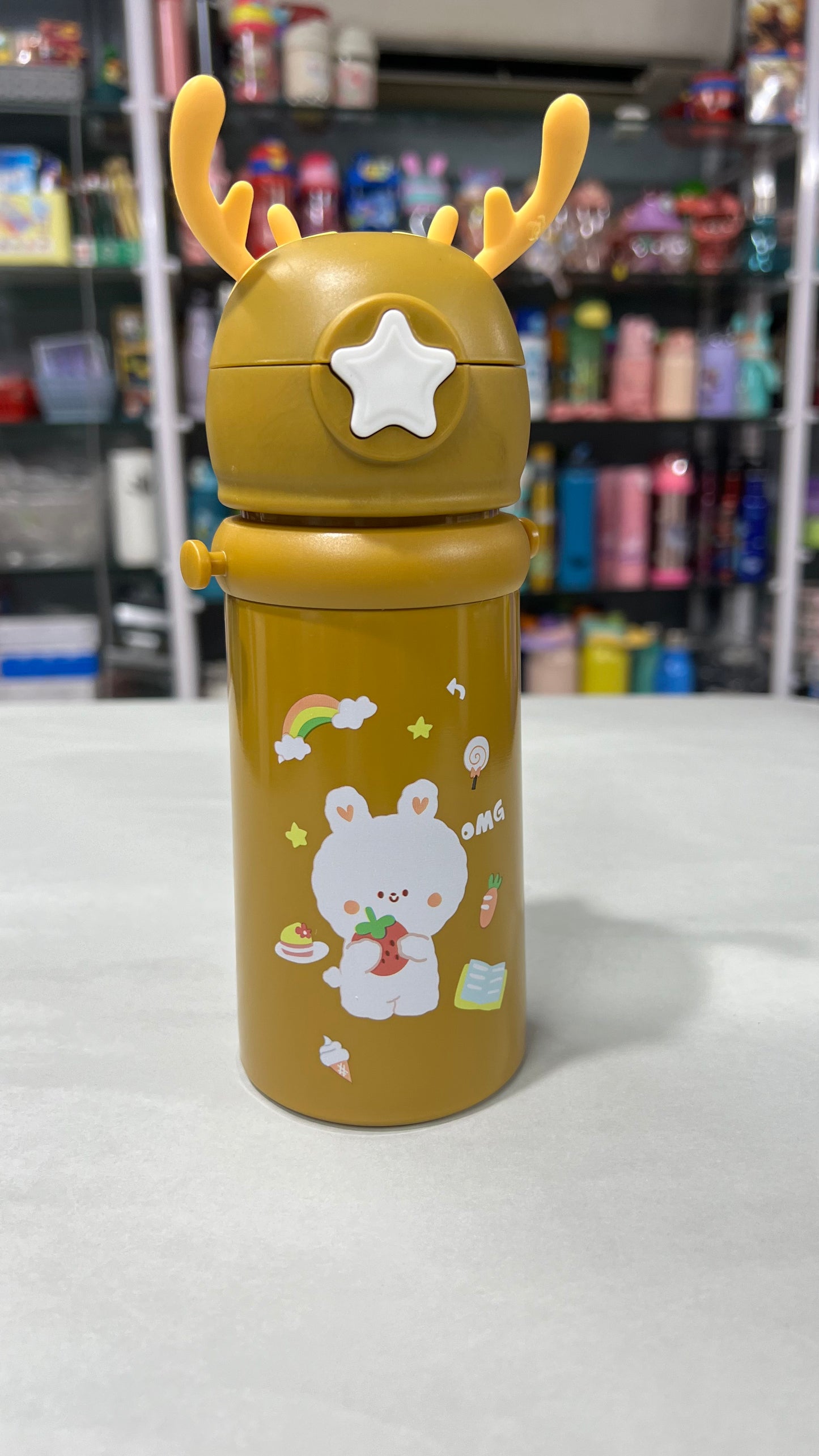 Quirky 450ml stainless steel bottle